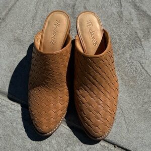 Madewell Harper Mule in Woven Leather